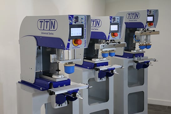 A look at the Universal Series economical pad printer lineup.