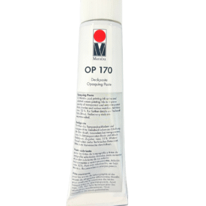 Marrabu OP 170 Deckpaste Opaquing Paste for screen printing – high-opacity white paste in 1kg container