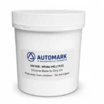 AM-SiB White-HG (1KG) silicone bake-to-dry ink, a heat-cured pad printing ink for durable and flexible marking, available from Automark.