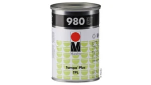 Marabu Tampa Plus TPL 980 black pad printing ink can, a high-quality industrial ink for durable and precise marking, available from Automark.