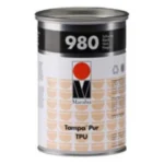 Marabu Tampa Pur TPU 980 black pad printing ink can, a specialized ink for thermoplastic polyurethane, available from Automark.