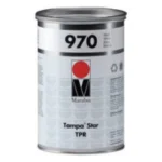 Marabu Tampa Star TPR 970 white pad printing ink can, a specialized ink for thermoplastic rubber, available from Automark.