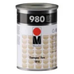 Marabu Tampa Tex TPX 980 black pad printing ink can, a specialized ink for textiles and flexible substrates, available from Automark.