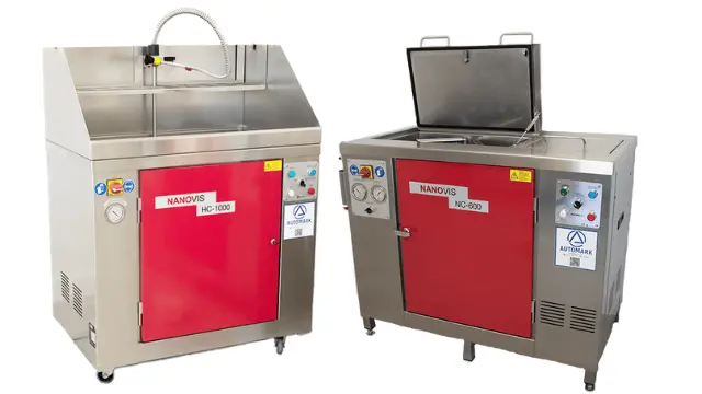Solvent-free ink cup cleaning systems by Nanovis