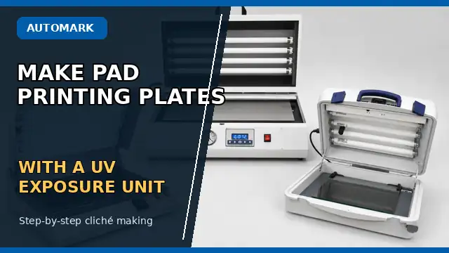 Pad Printing Equipment thumbnail for UV exposure unit plate making video.
